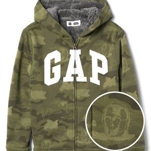 GAP fleece lined sweatshirt.